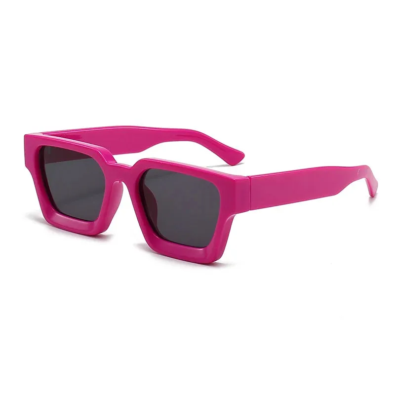 Women Square Sunglasses Retro Men Tinted Shades