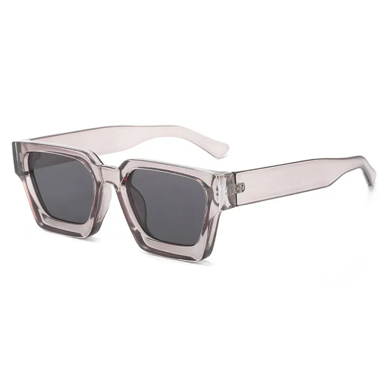 Women Square Sunglasses Retro Men Tinted Shades