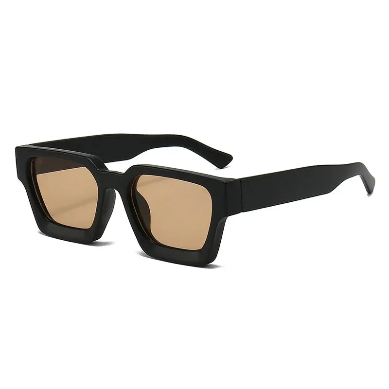Women Square Sunglasses Retro Men Tinted Shades