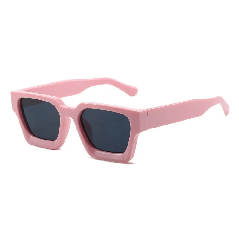 Women Square Sunglasses Retro Men Tinted Shades