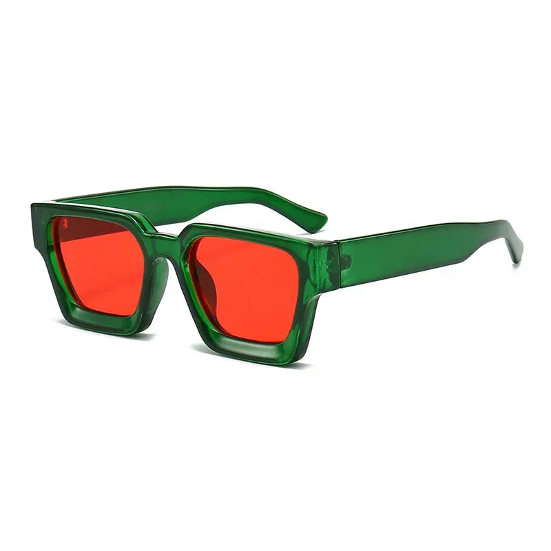 Women Square Sunglasses Retro Men Tinted Shades