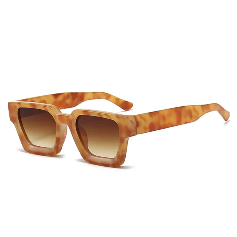 Women Square Sunglasses Retro Men Tinted Shades