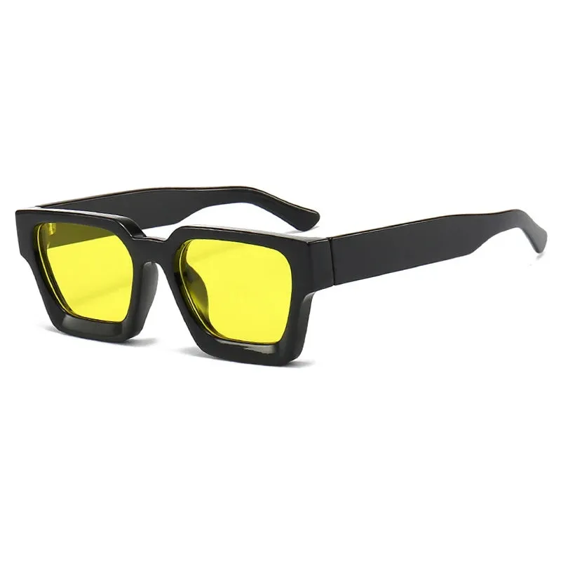 Women Square Sunglasses Retro Men Tinted Shades