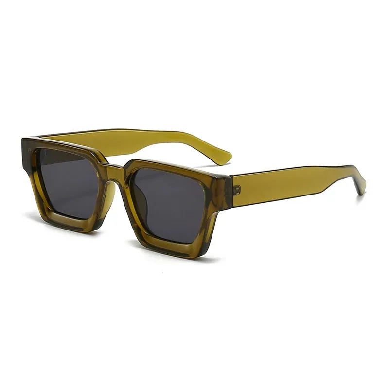 Women Square Sunglasses Retro Men Tinted Shades