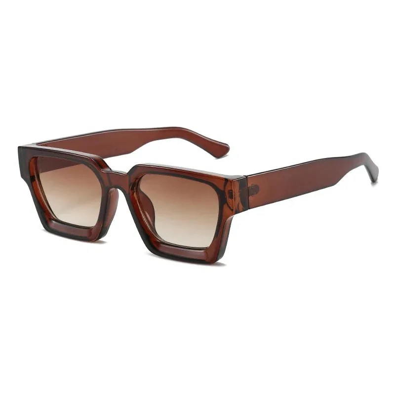 Women Square Sunglasses Retro Men Tinted Shades