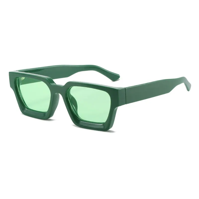 Women Square Sunglasses Retro Men Tinted Shades