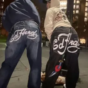 Y2D Urban Retro Jeans in High Quality Denim
