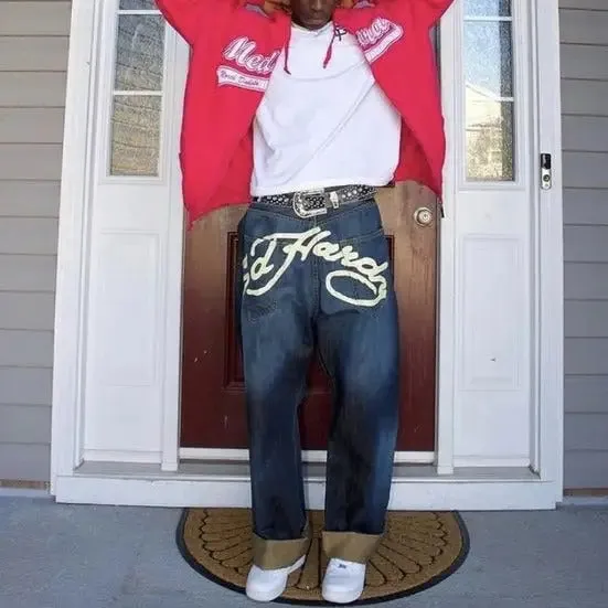 Y2D Urban Retro Jeans in High Quality Denim