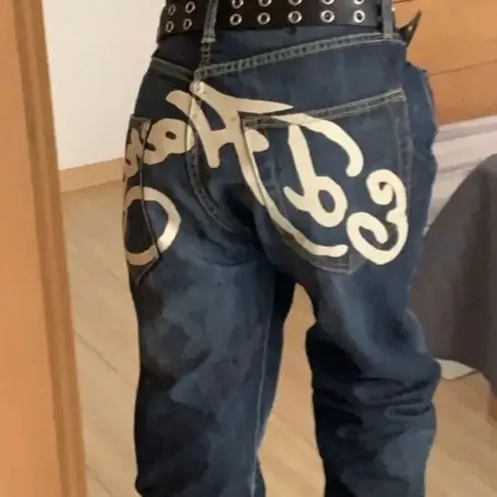 Y2D Urban Retro Jeans in High Quality Denim