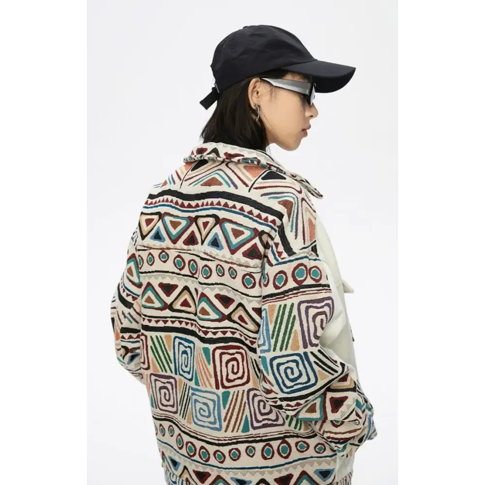 Y2K Retro Jacket for a Vintage Style Wardrobe Upgrade