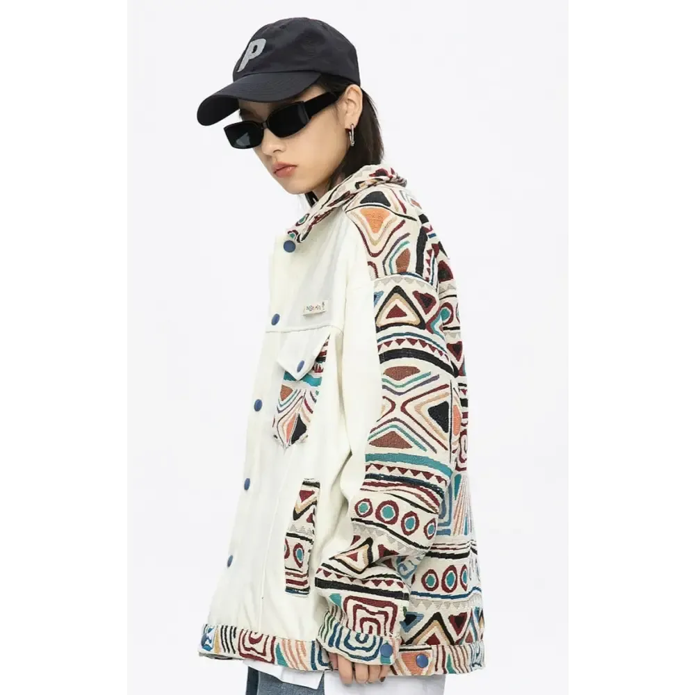 Y2K Retro Jacket for a Vintage Style Wardrobe Upgrade