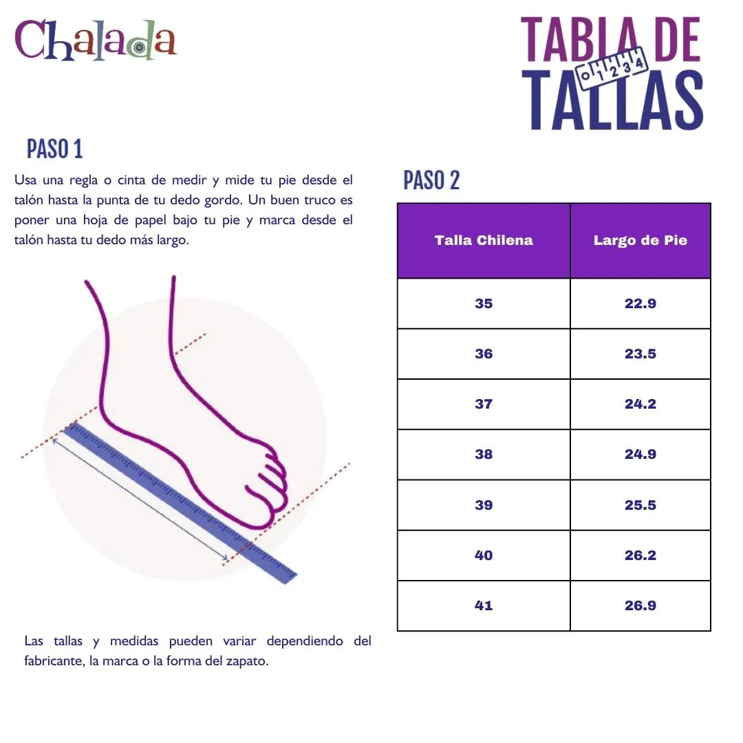Zapato Chalada Mujer Crema-1 Negro Casual