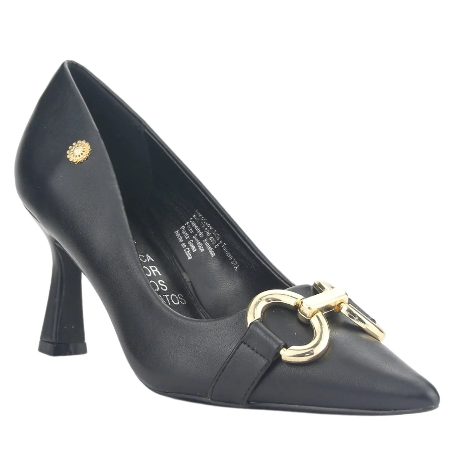 Zapato Chalada Mujer Crema-1 Negro Casual