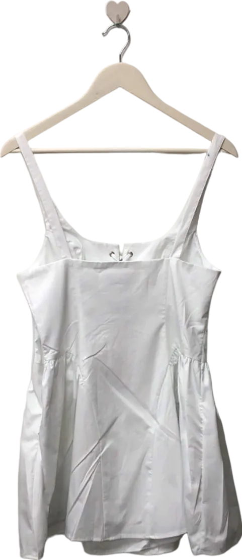 ZARA White Corset Style Dress Medium